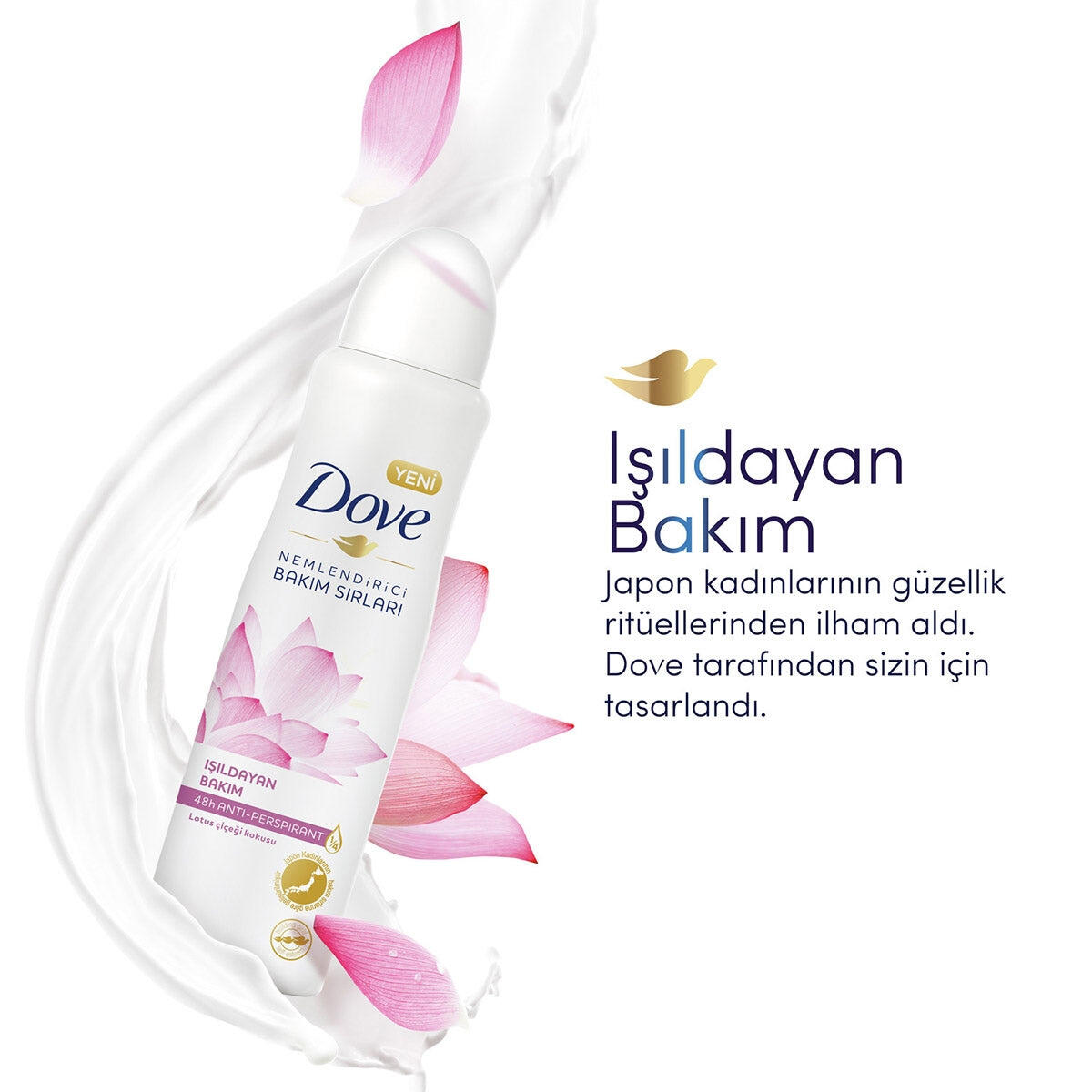 Dove Kadın Deodorant Lotus Çiçeği 150Ml