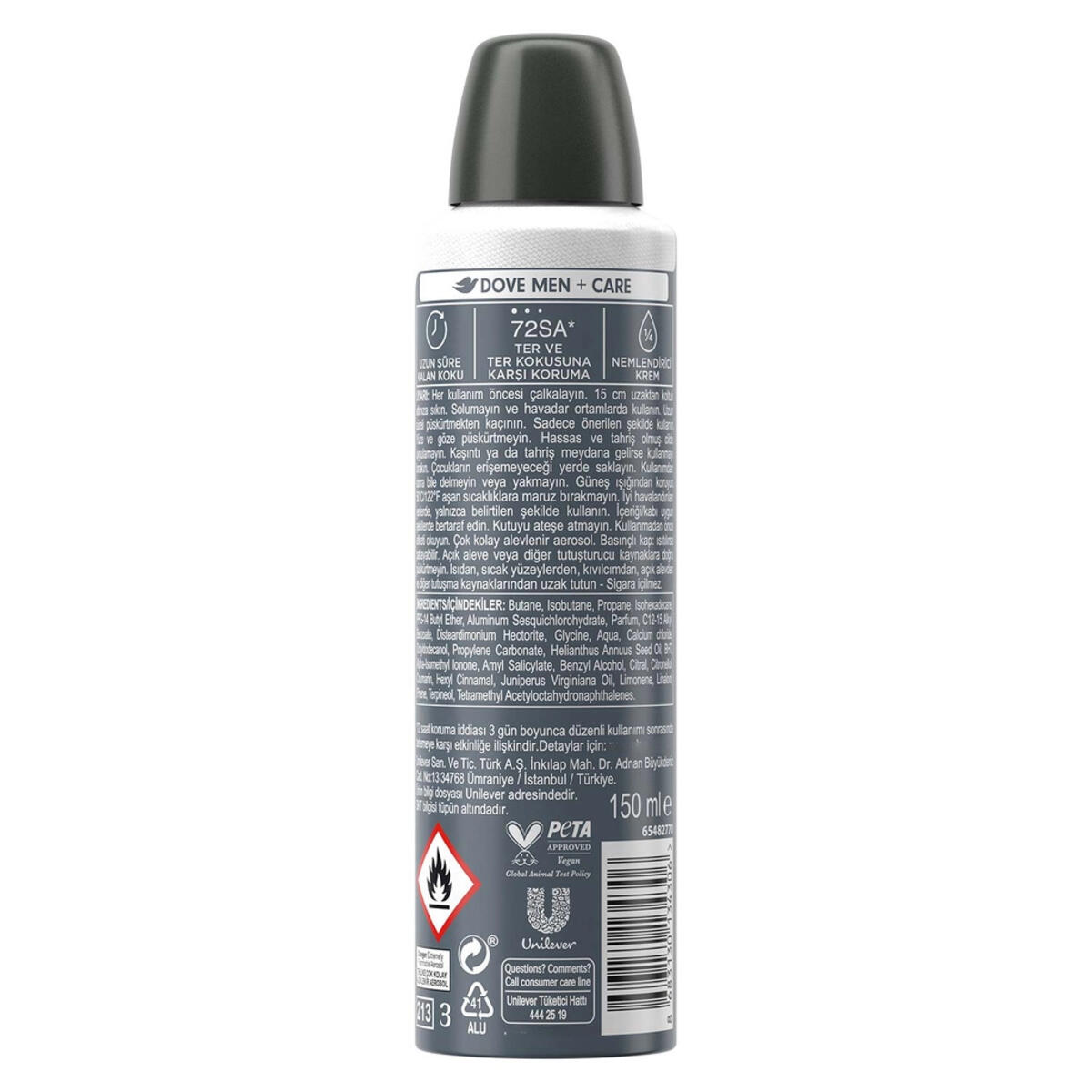 Dove Men Deodorant Care İnvisible Dry150Ml