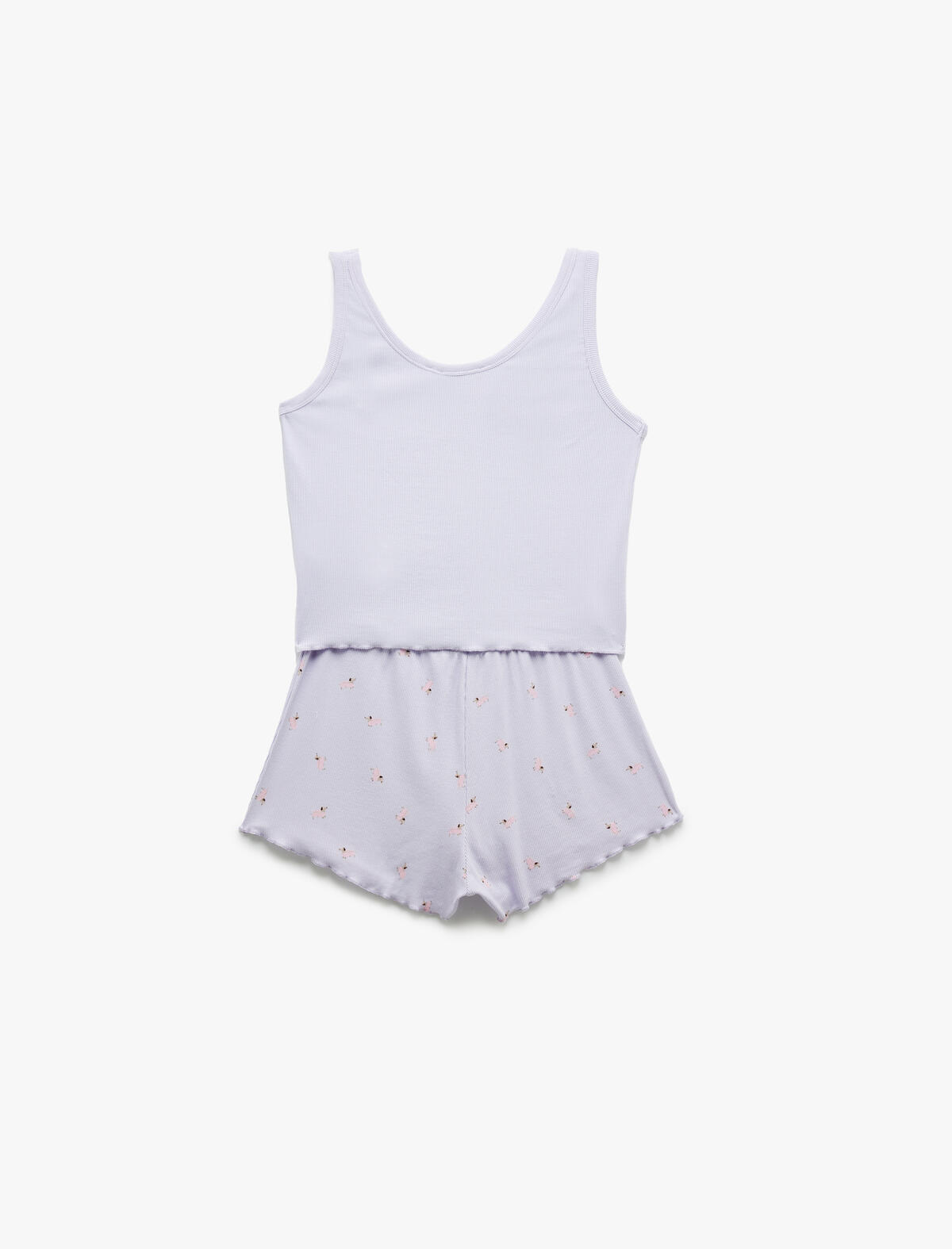 Koton Pijama Takımı 5SLK40070MK Lila