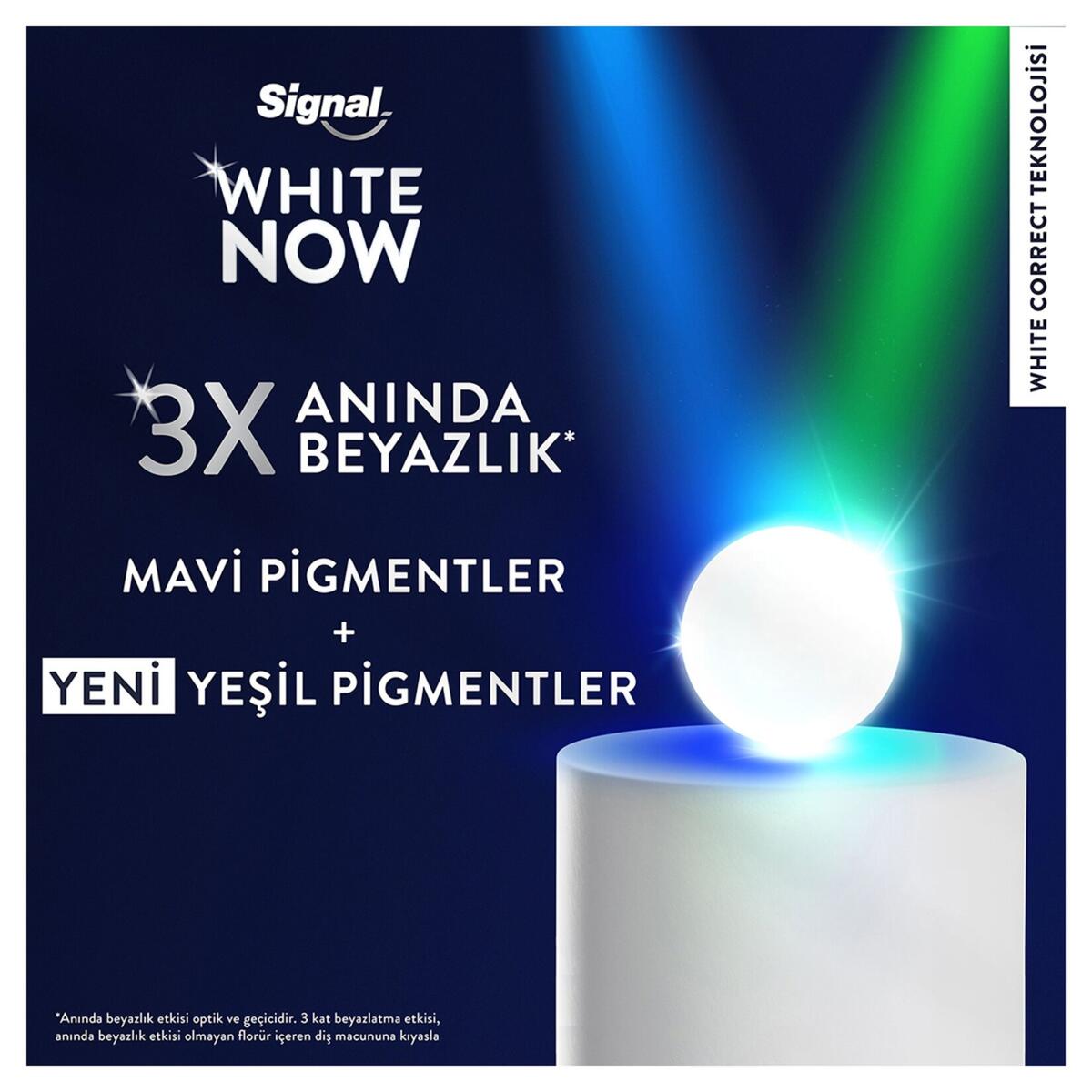 Signal Diş Macunu White Now Sensitive X3 Anında Beyaz. 75Ml