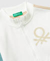 Benetton Sweatshirt Kız Bebek BNT-BG 3J70G503U-25K Beyaz