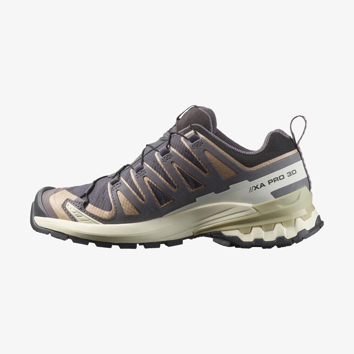 Salomon Xa Pro 3D V9 Gore-Tex L47744700 Mor/Bej/Fil Dişi