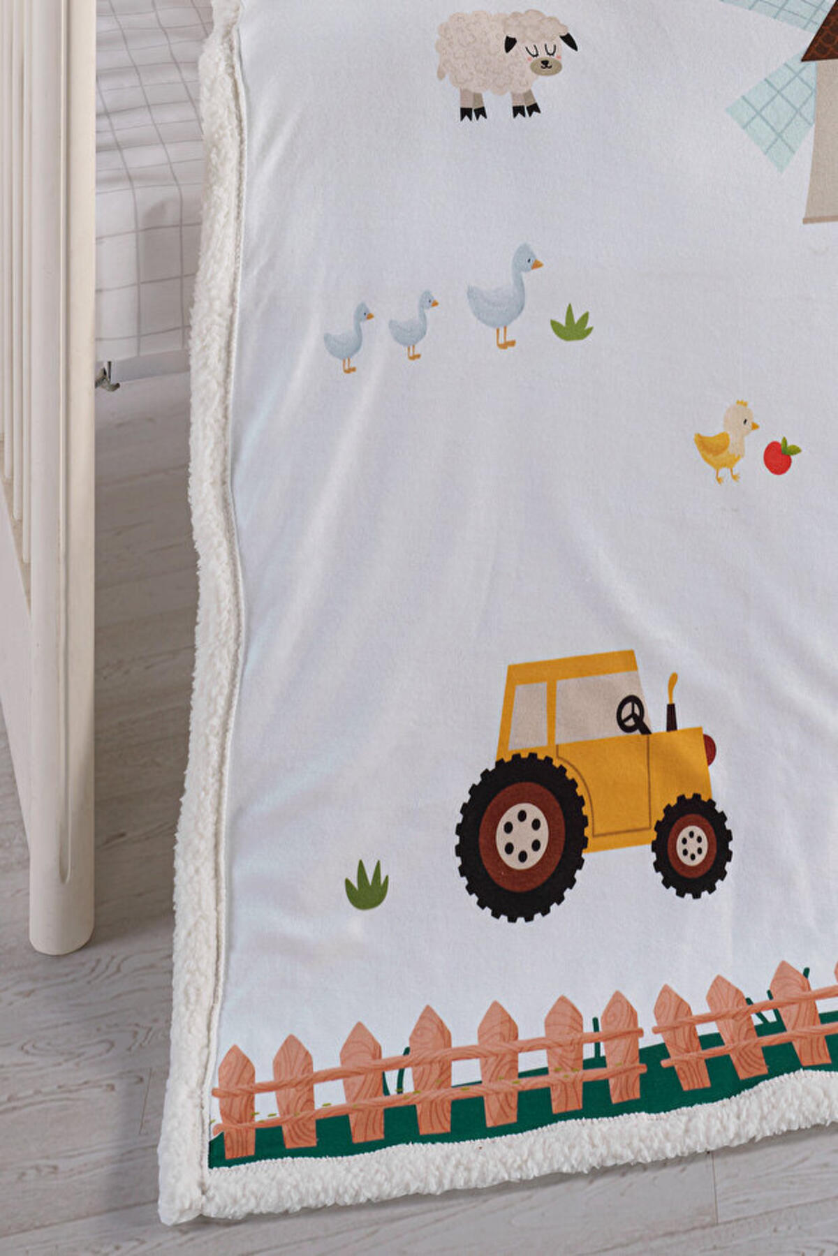 Kanz Battaniye Seti Bebek Polarlı (Knz-008) Farming