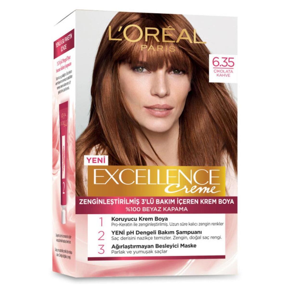 Excellence Saç Boyası No:6.35