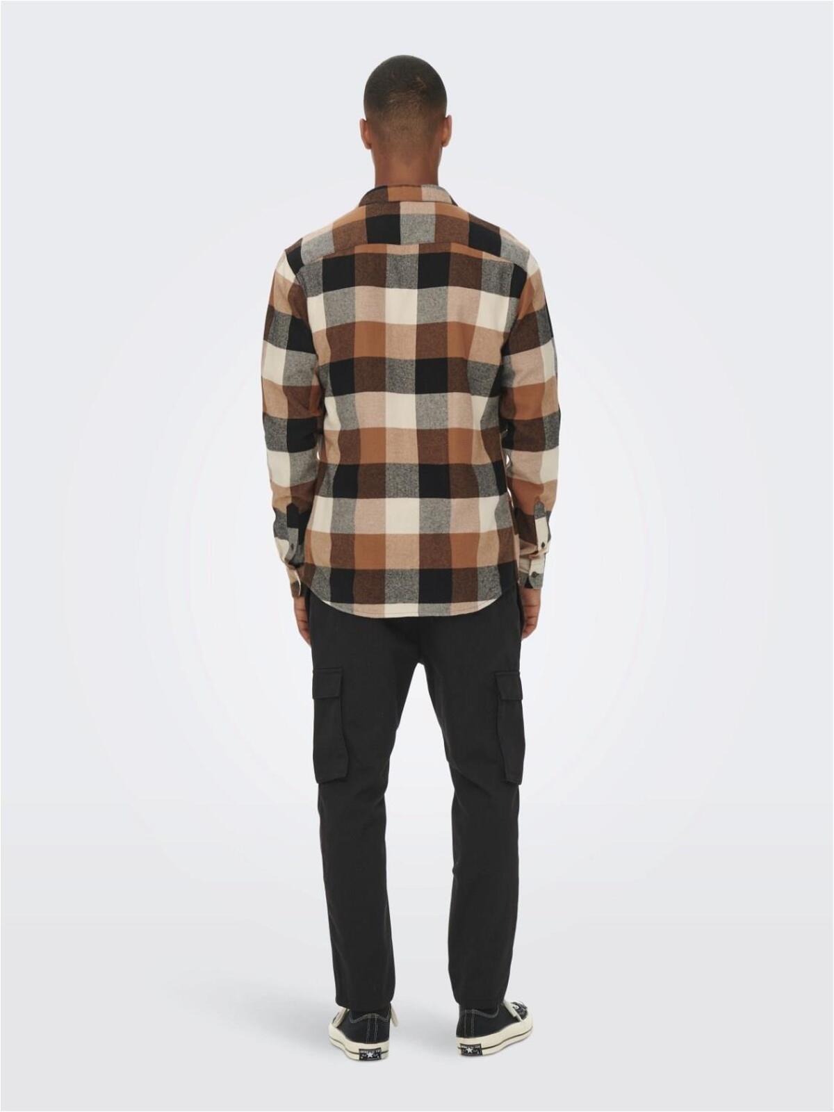 Only&Sons Gömlek 22020301 Kahve