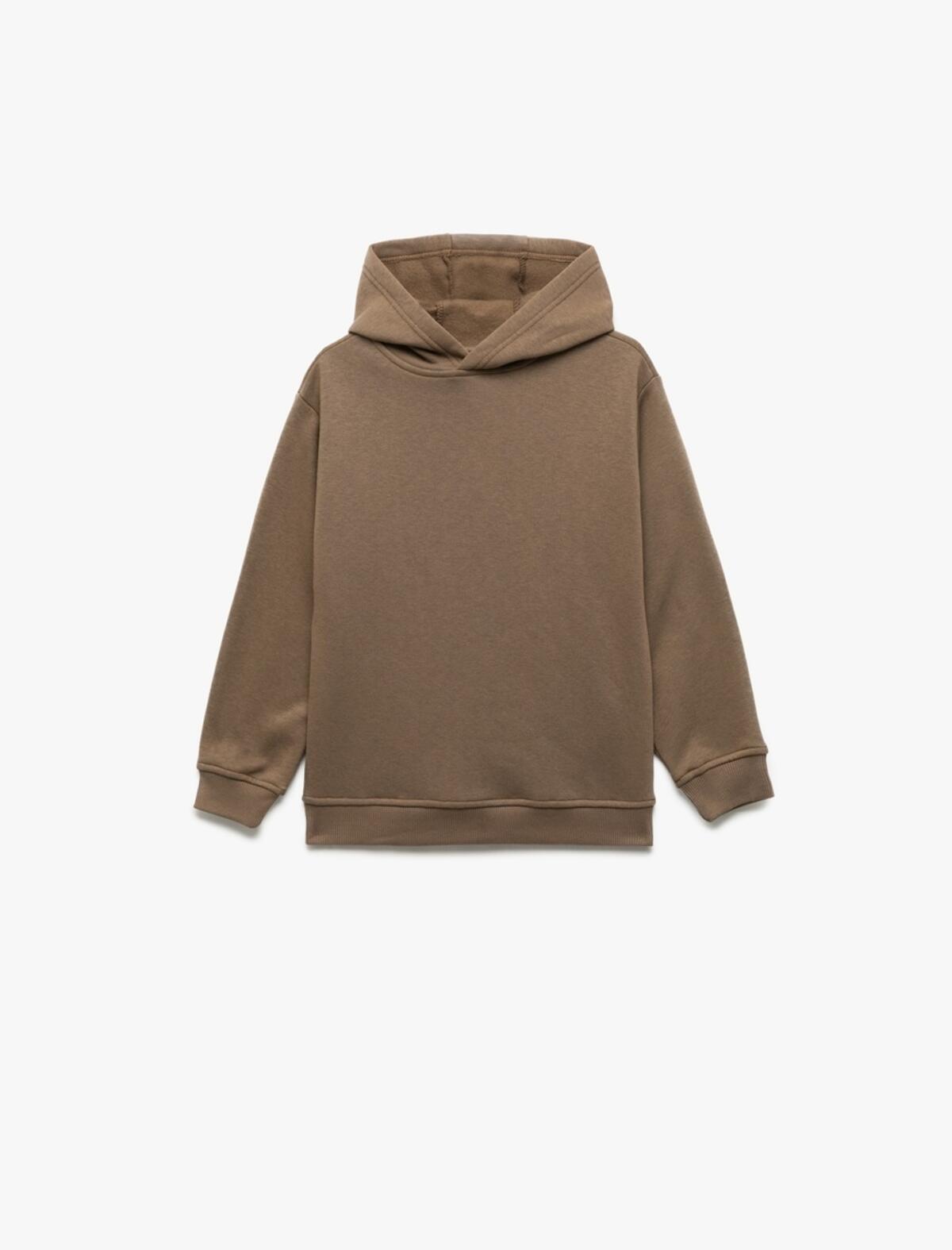 Koton Sweatshirt Erkek Çocuk 6WKB10112TK Kahverengi