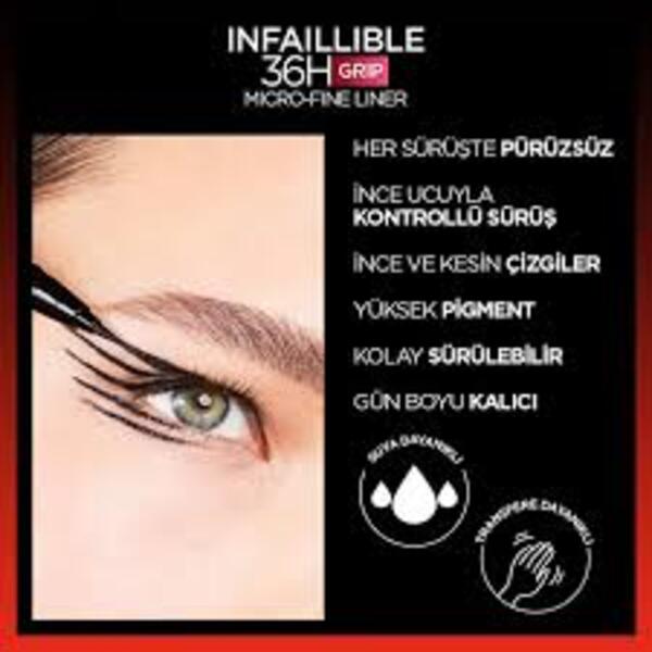 Loreal Paris Eyeliner İnfaillible Micro 02