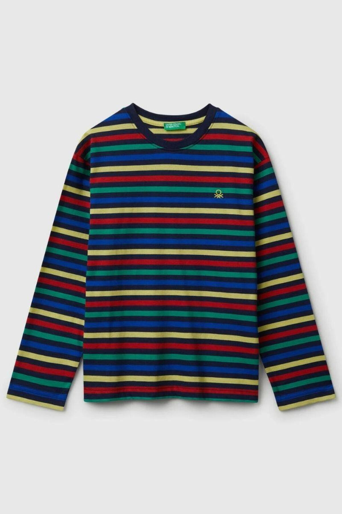 Benetton Tişört Erkek Çocuk BNT-B 3FNLC10QB-25K Lacivert