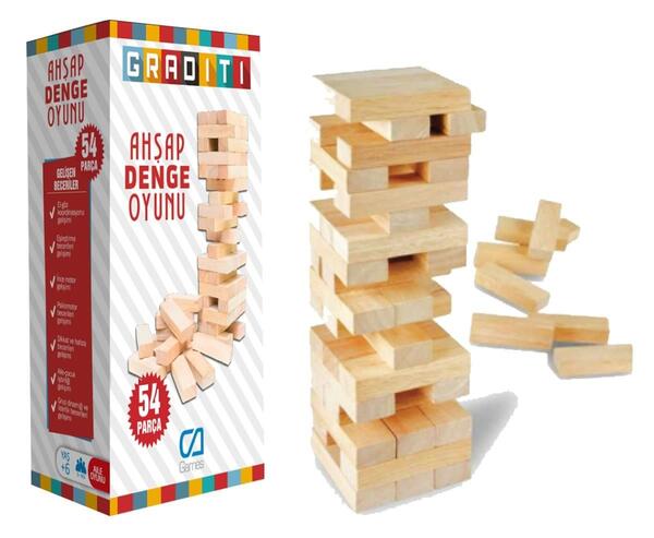 Ca Games Ahşap Denge Oyunu Graditi CAAHS-10008