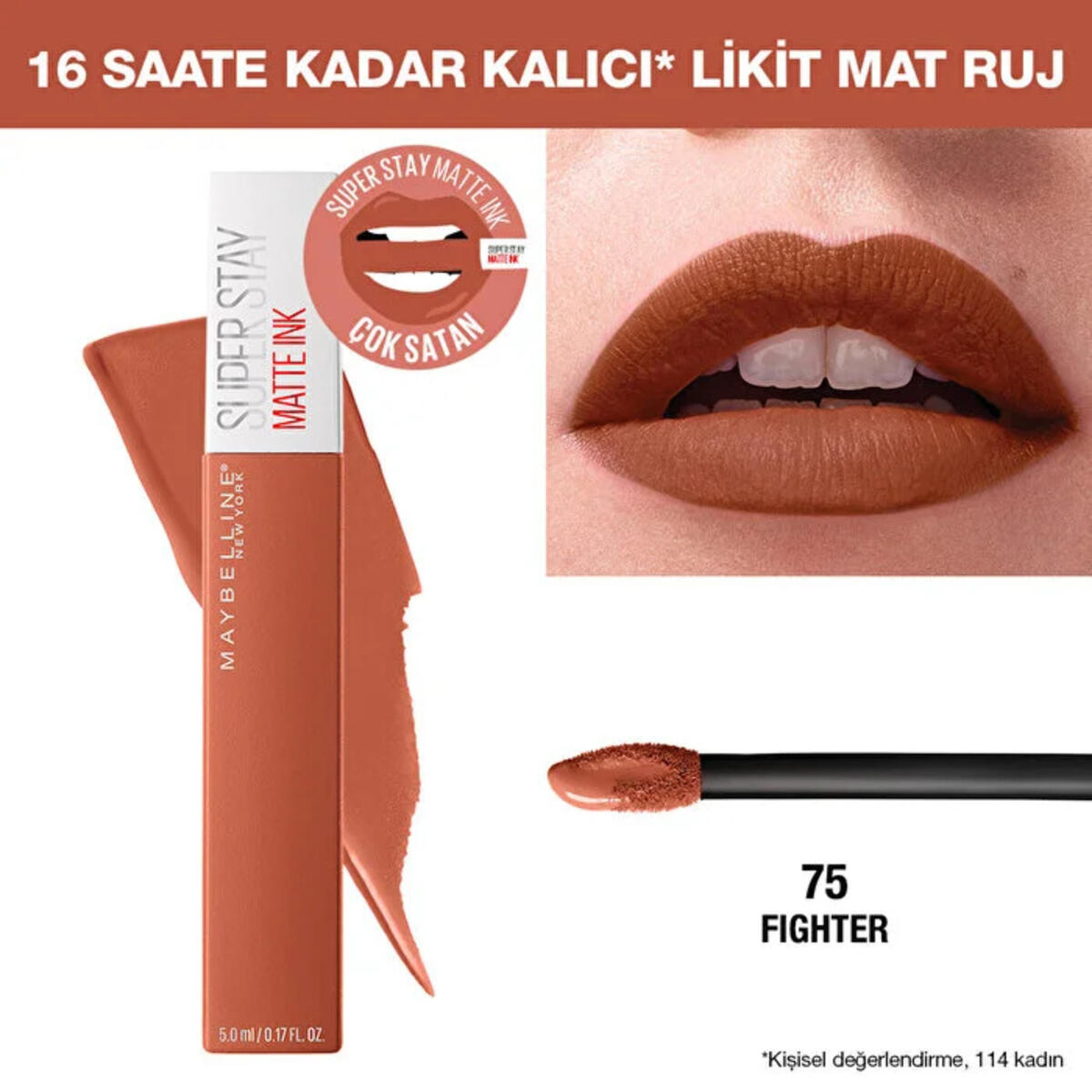 Maybelline Ruj Super Stay Matte İnk No:65