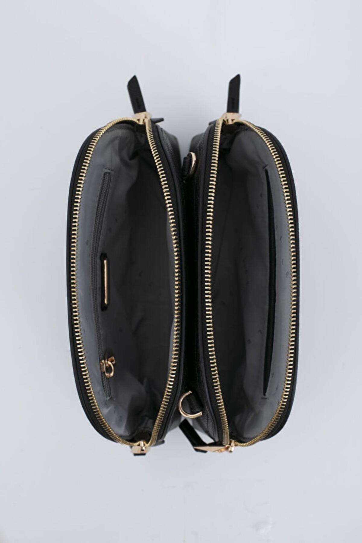 Sisley Kadın Kol Çantası SLY_277 Siyah - Bordo