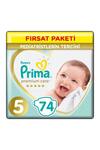 Prima Bez Premcare Junior Fırsat Paketi 5 Beden 74Lü