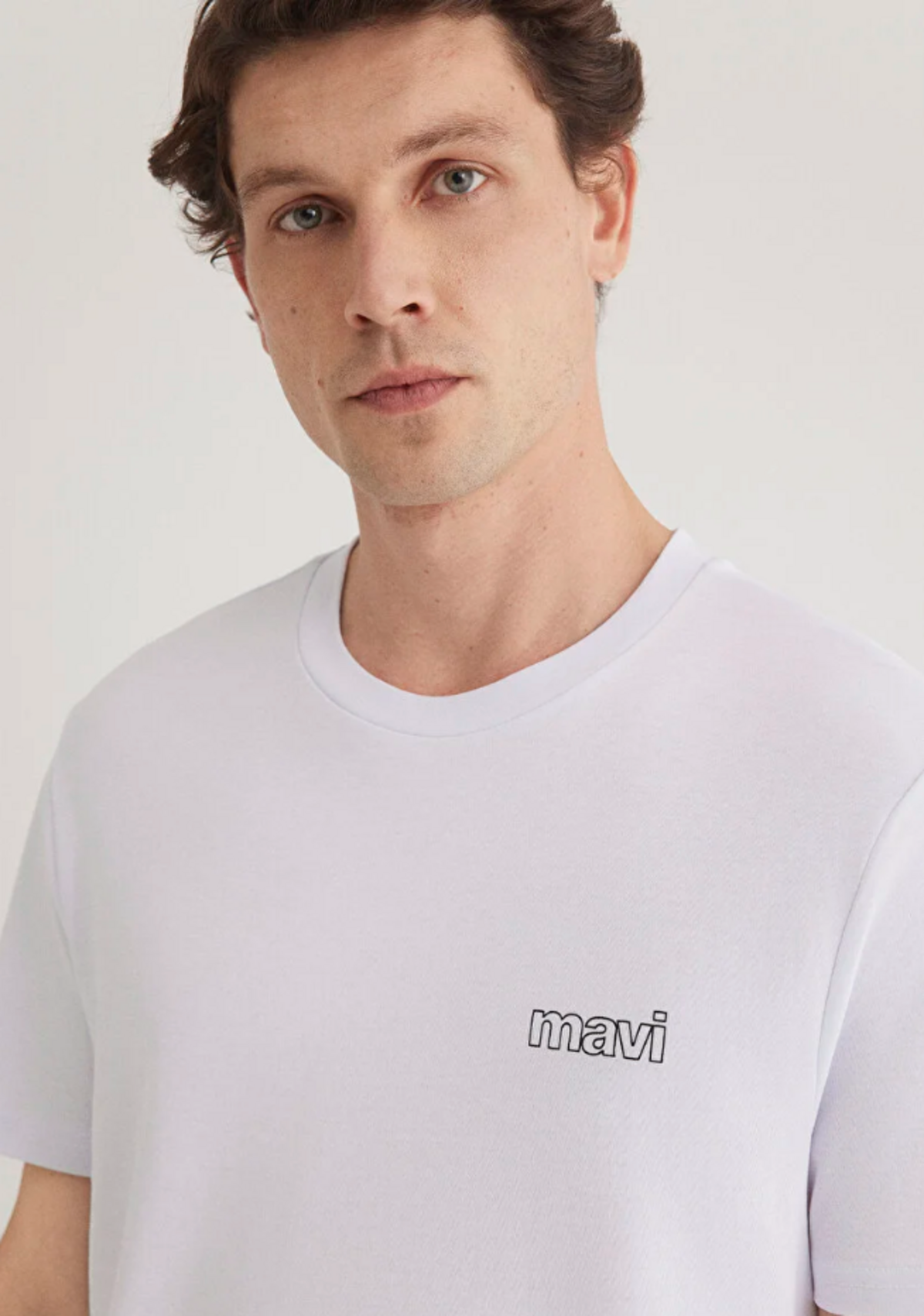 Mavi Tişört M0610360-620 Beyaz