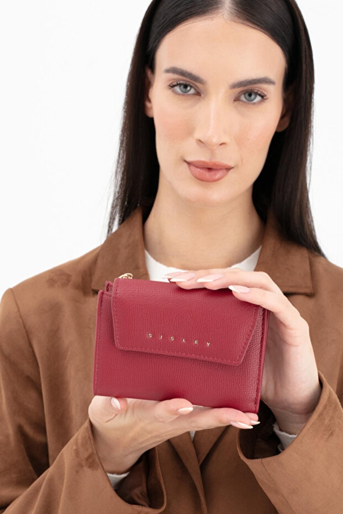 Sisley Kadın Cüzdan SLY_252 Bordo