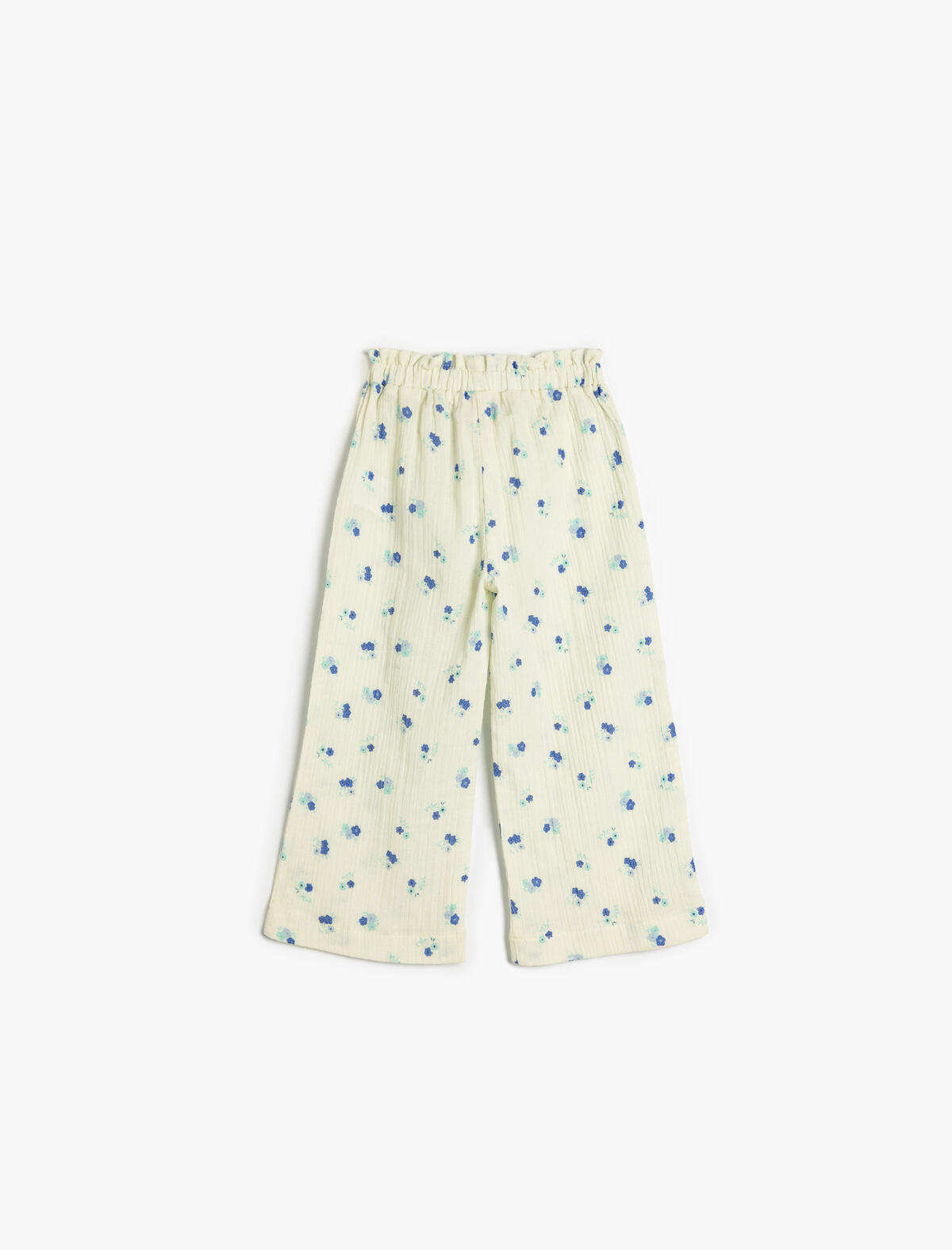 Koton Pantolon Kız Bebek 5SMG40007AW Mavi Desenli