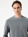 Koton Sweatshirt 6WAM70021MK Antrasit