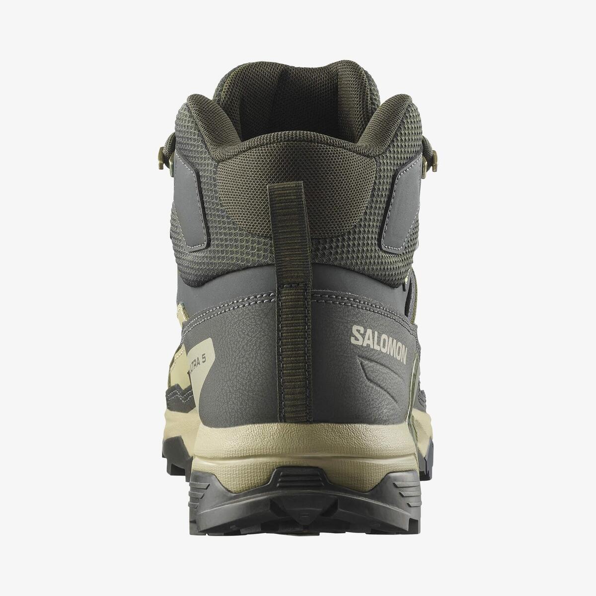 Salomon X Ultra 5 Mid Gore-Tex L47754300 Antrasit/Yeşil/Bej