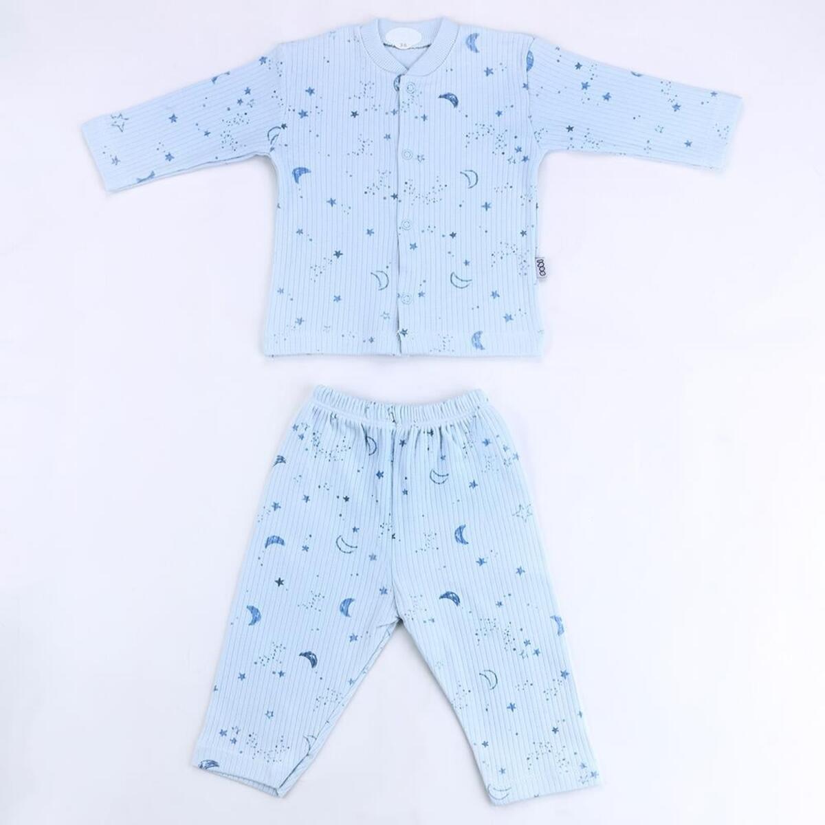 Sebi Pijama Takım 3-12 Ay Yıldız 9142