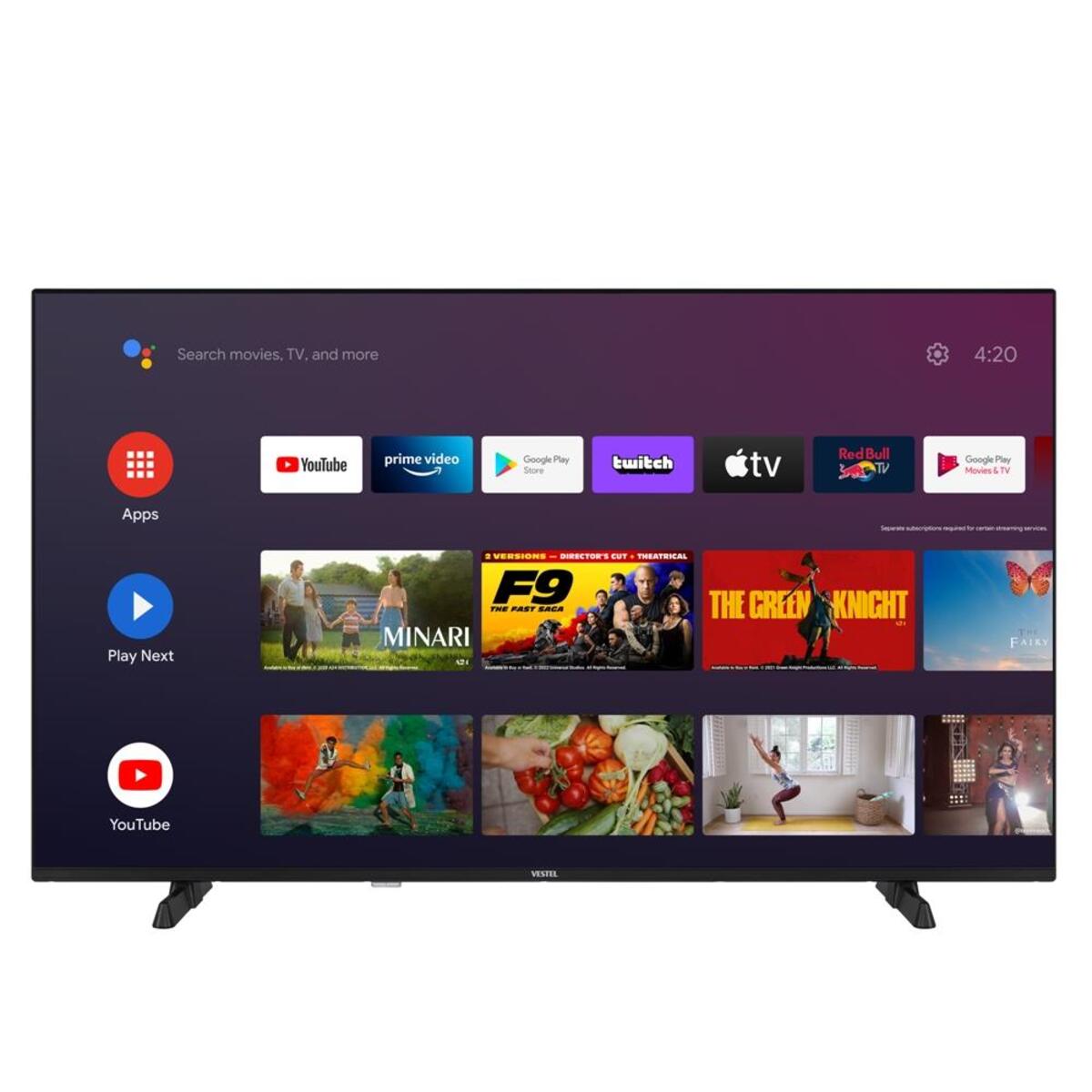 Vestel Led Tv 65" 65UA9740 4K Smart Android