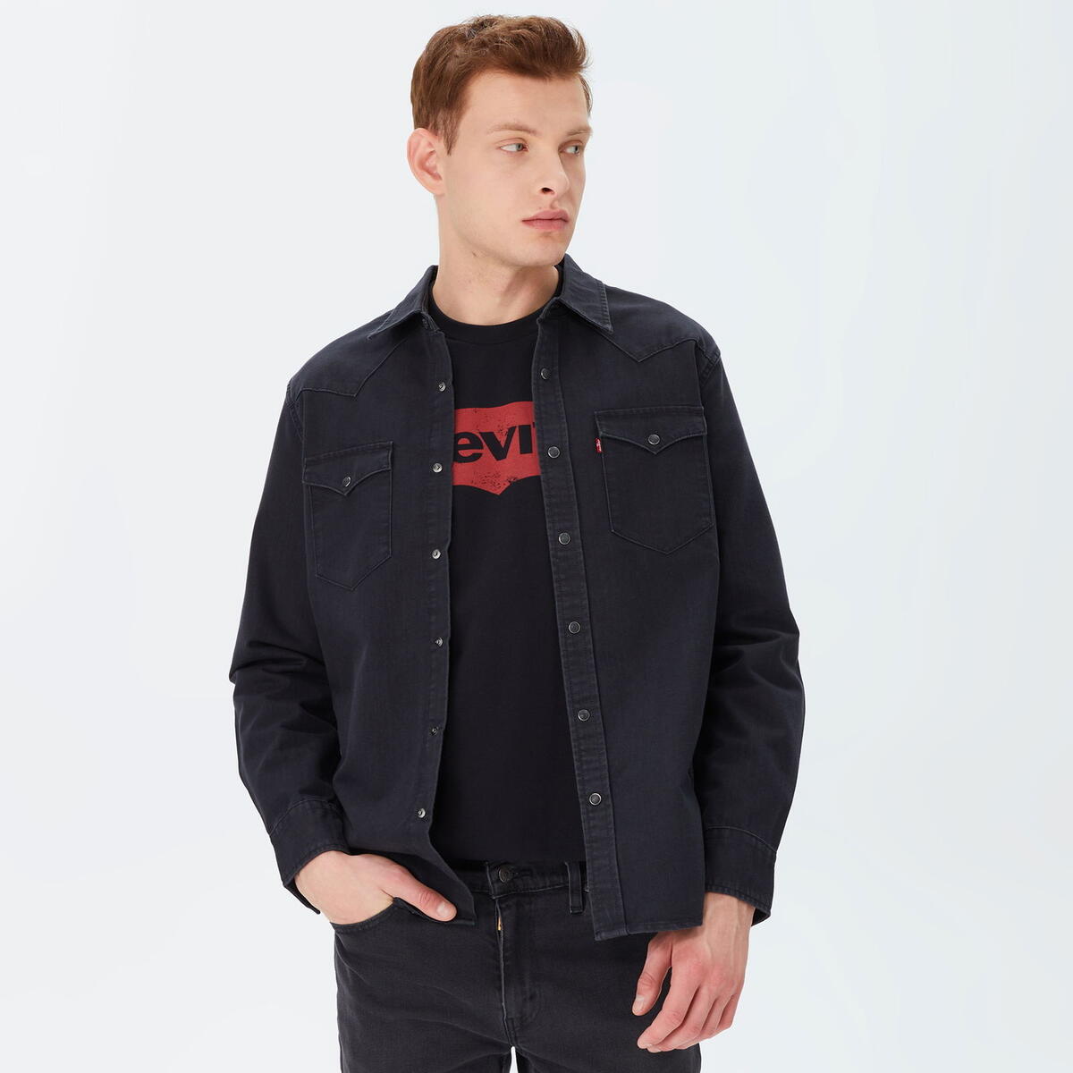 Levis Gömlek 85745-0000 Siyah