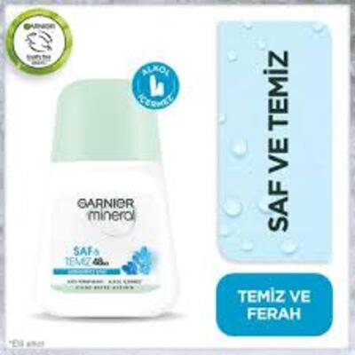 Garnier Mineral Roll-On Saf&Temiz 50Ml (Dy)