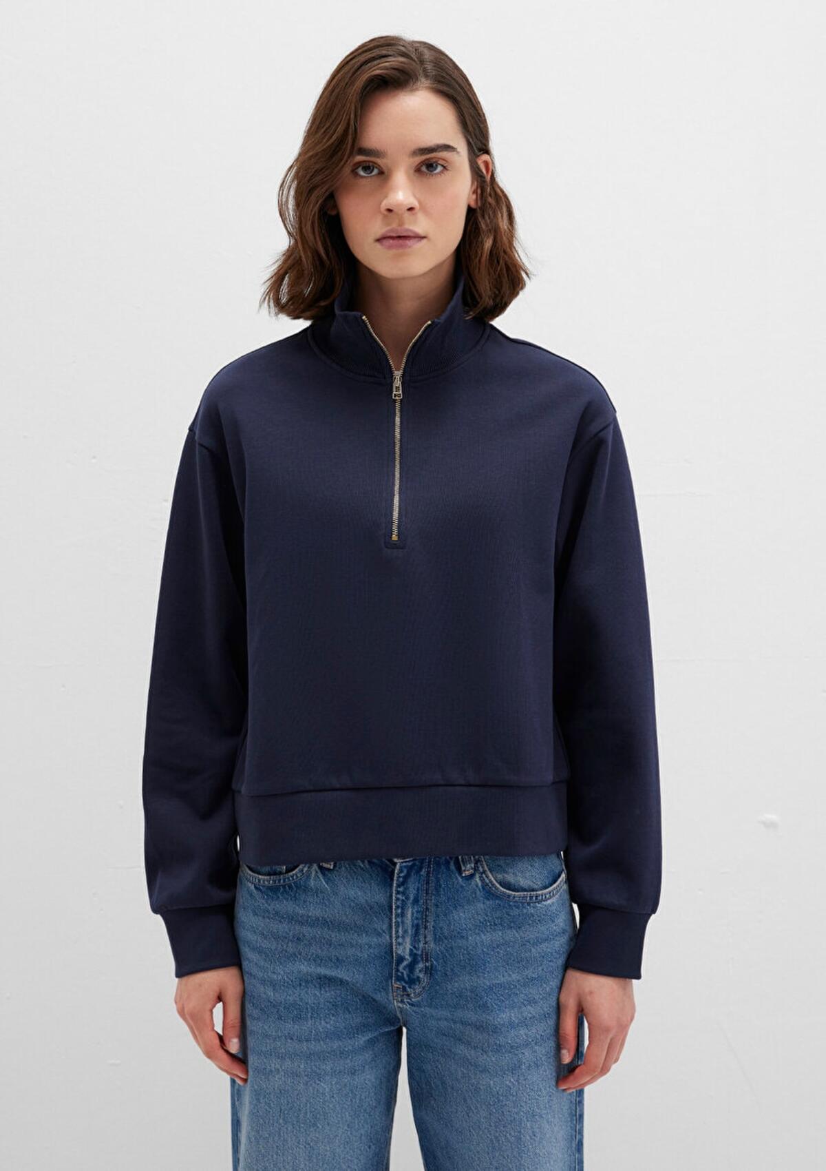 Mavi Sweatshirt M1S10357-82318 Lacivert
