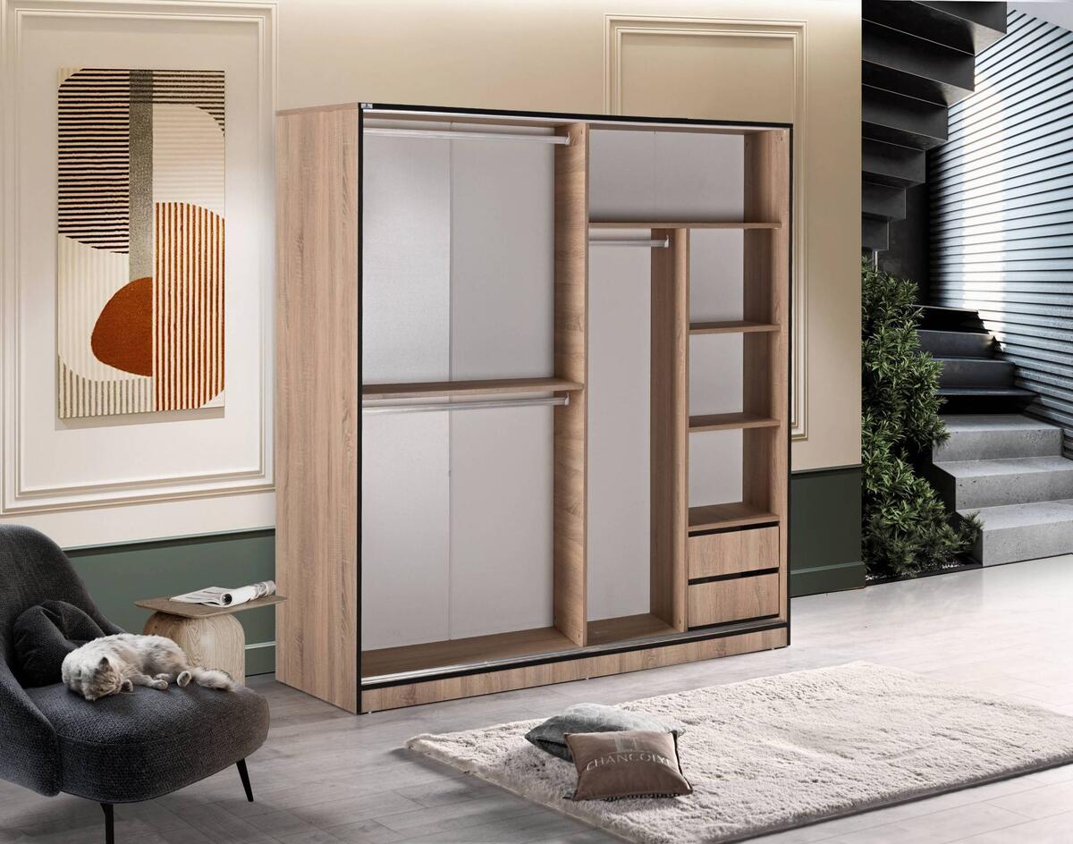 Chancolye Elbise Dolabı Sürgülü Nova 180 Cm