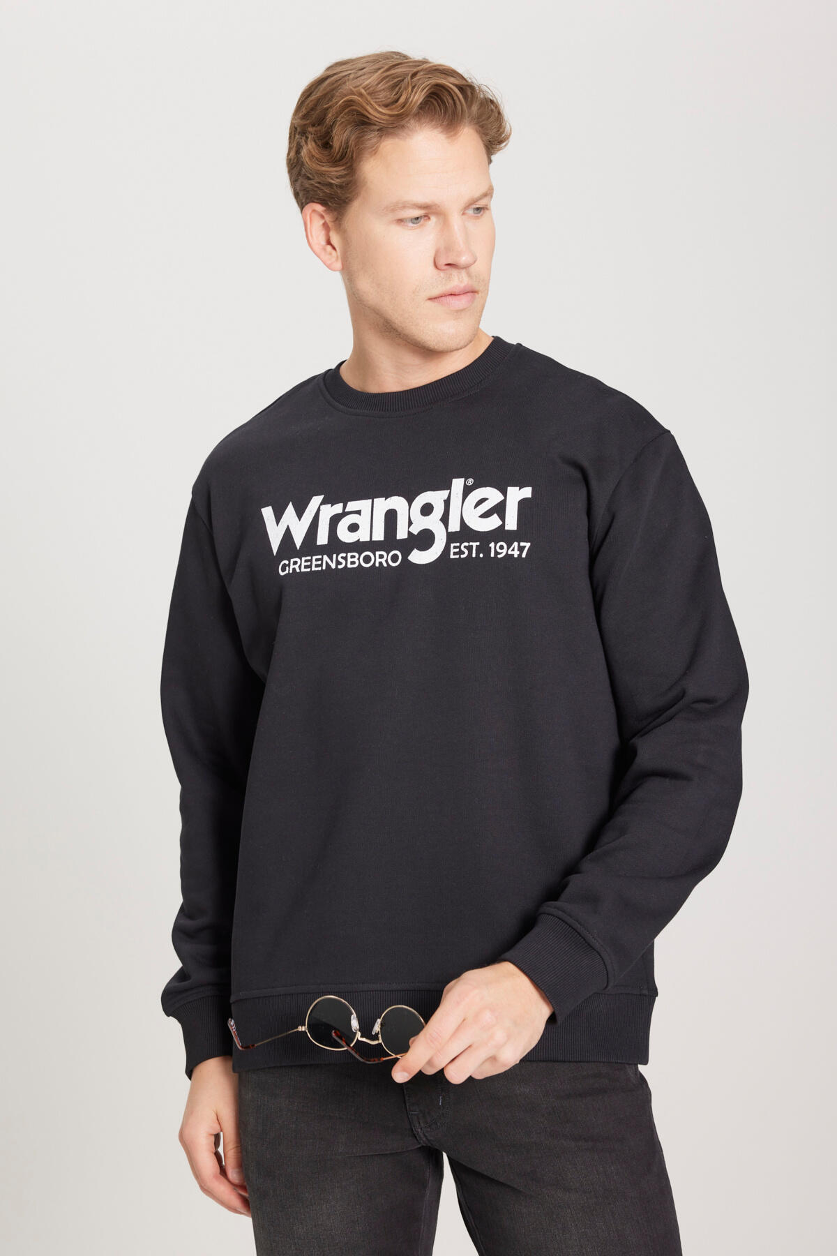 Wrangler Sweatshirt W212025001 Siyah