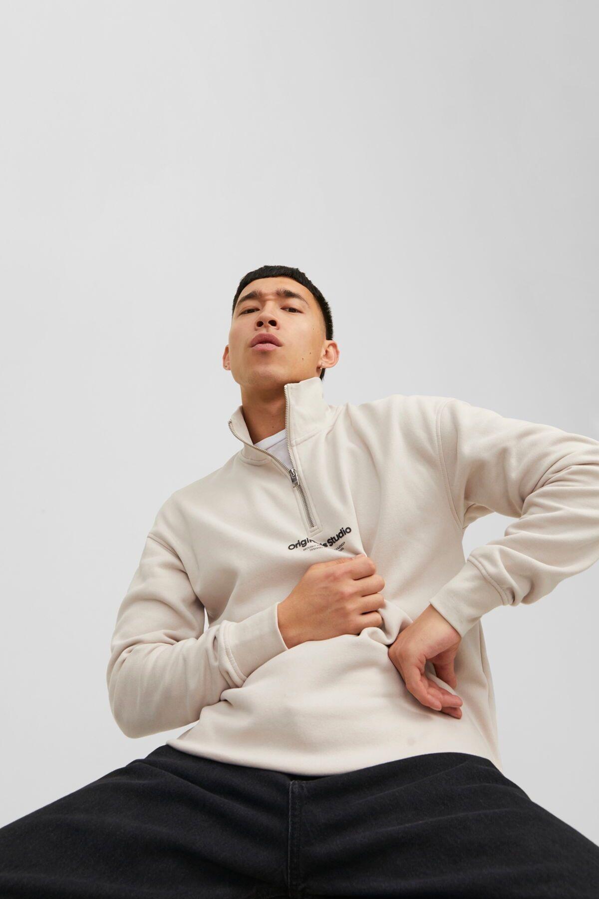 Jack&Jones Sweatshirt 12241777 Taş