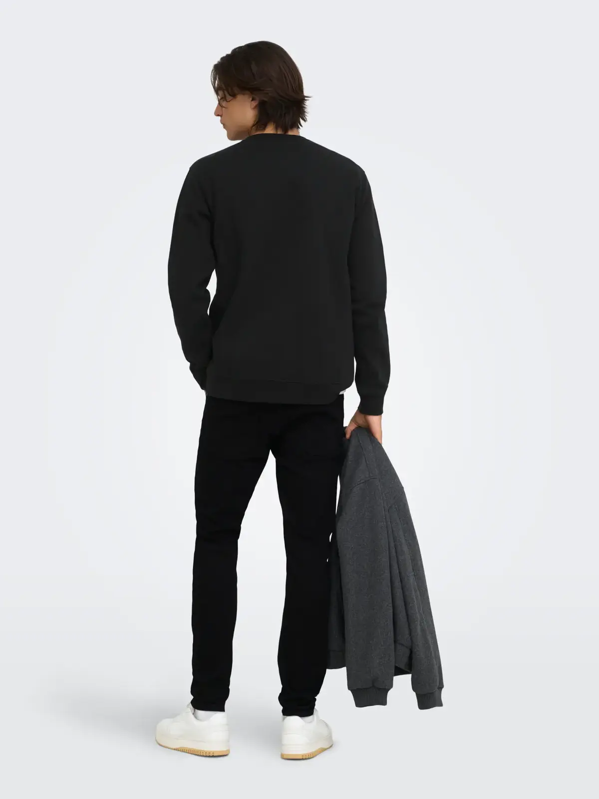 Only&Sons Erkek Sweatshirt 22033193 Siyah