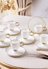 Aryıldız Kahve Fincan Tk 6Lı Margaux 153AR265383 Gold