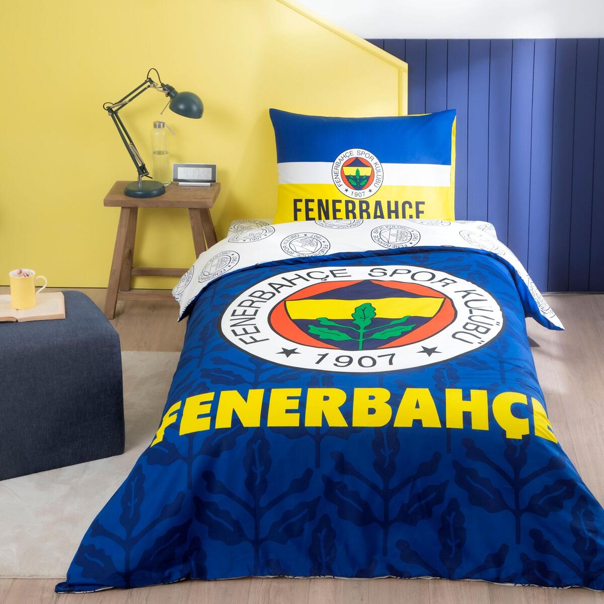 Taç Nevresim Takımı Tek Kişilik Disney Brf Fenerbahçe Palamut