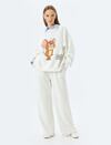 Koton Sweatshirt 5WAL10195IK Ekru