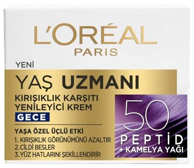 Loreal Paris Gece Kremi Yaşlılık Karşıtı 55+ 50Ml (Dy)