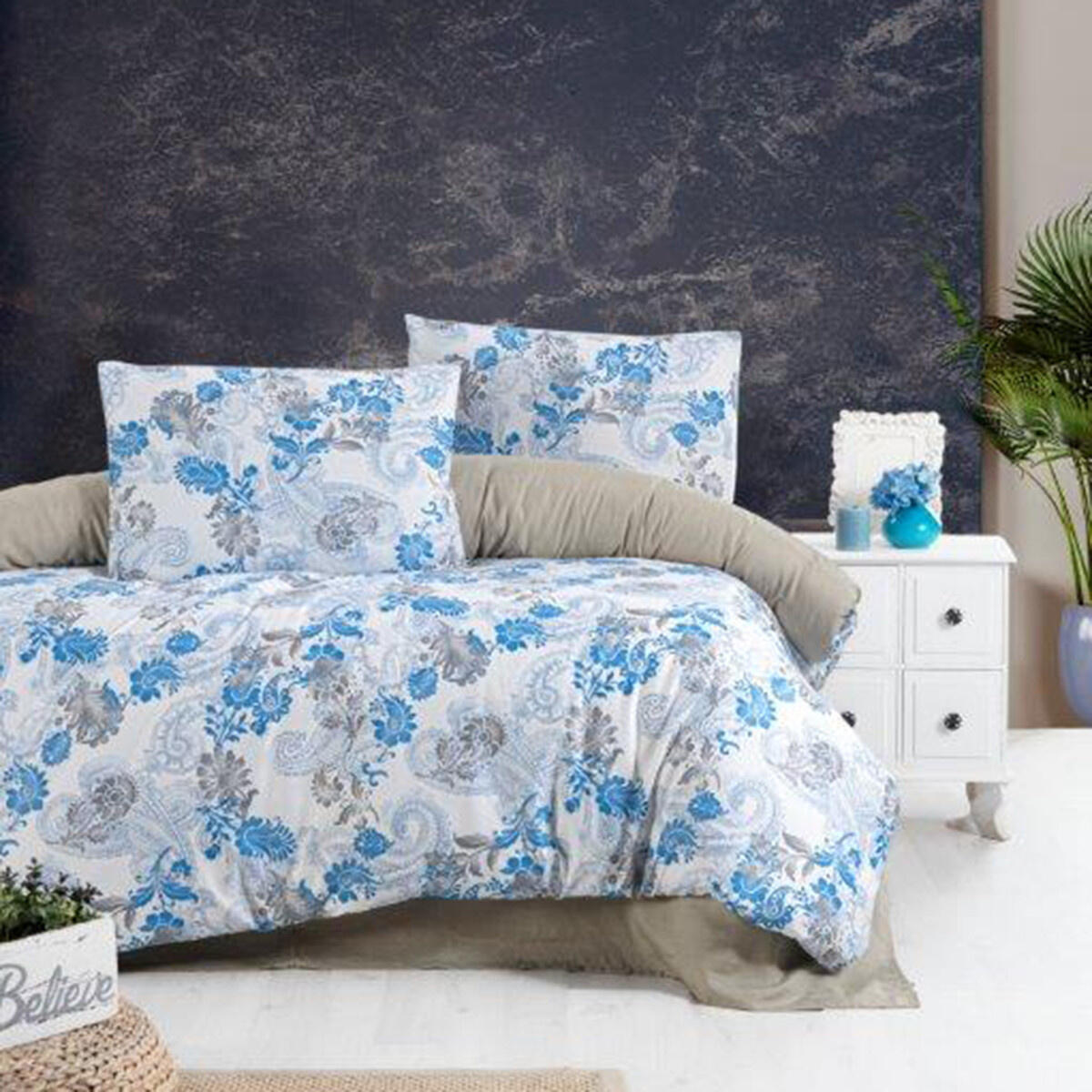 Maxstyle Nevresim Takımı Çift Kişilik Saten Exclusıve Camılla
