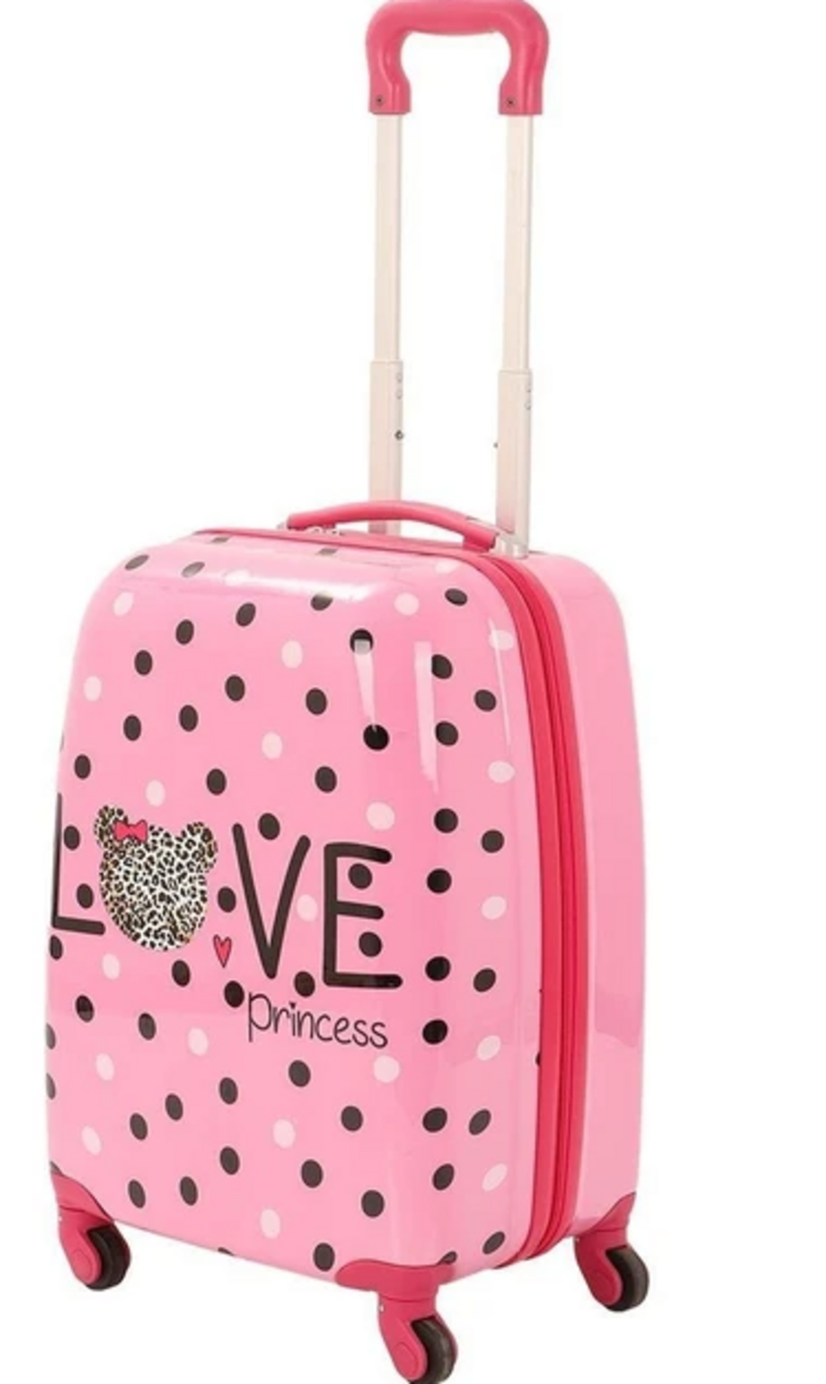 Mçs Abs Çocuk Valiz V307 Pembe-Love Baskı