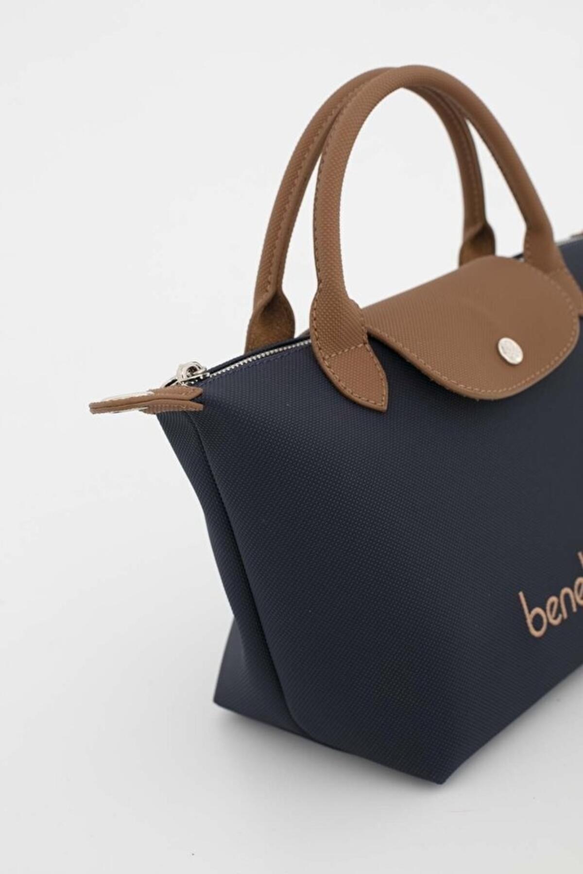 United Colors Of Benetton Kadın Kol Çantası BNT_1702 Lacivert-Camel