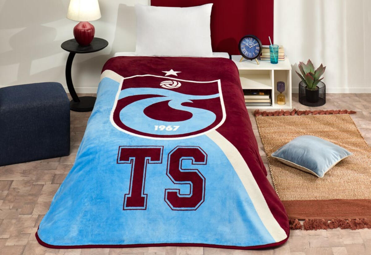 Kristal Battaniye Tk Lisanslı Trabzon Logo (Dy)