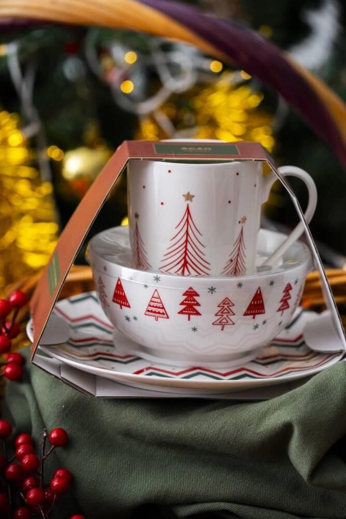 Acar Kahvaltı Seti Santa S/3 Kahvaltı Seti Kal-07452/8<