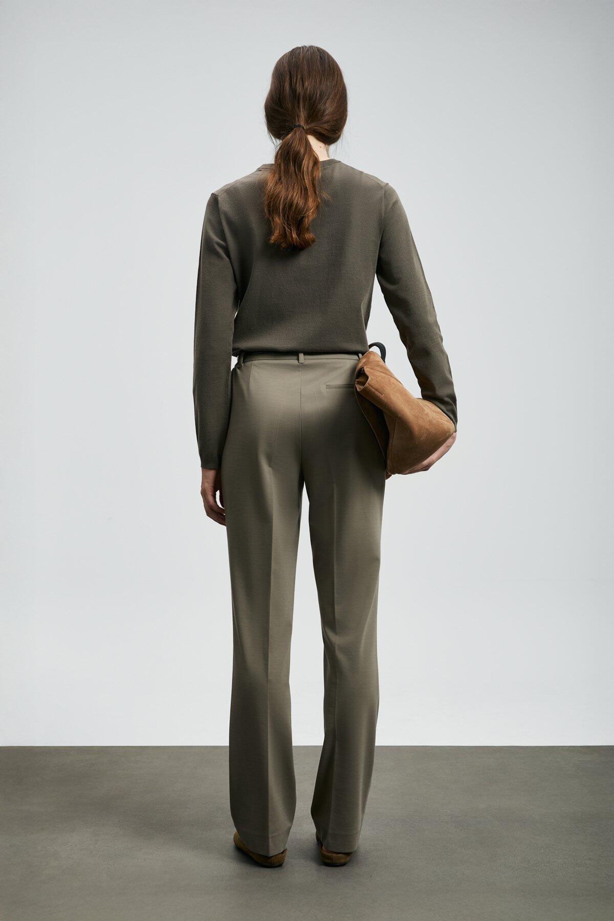 Lufıan Kadın Kazak Hoper 122090038 Yeşil