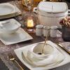 Aryıldız Yemek Takımı 60P Square Lıne 31037 153AR31037 Gold