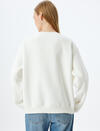 Koton Sweatshirt 5WAL10132IK Ekru