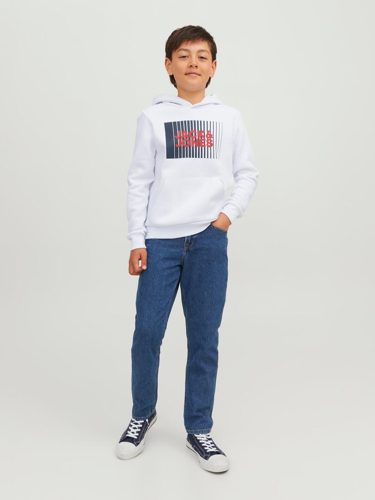 Jack&Jones Junior Sweatshirt Erkek Çocuk 12237459 Beyaz