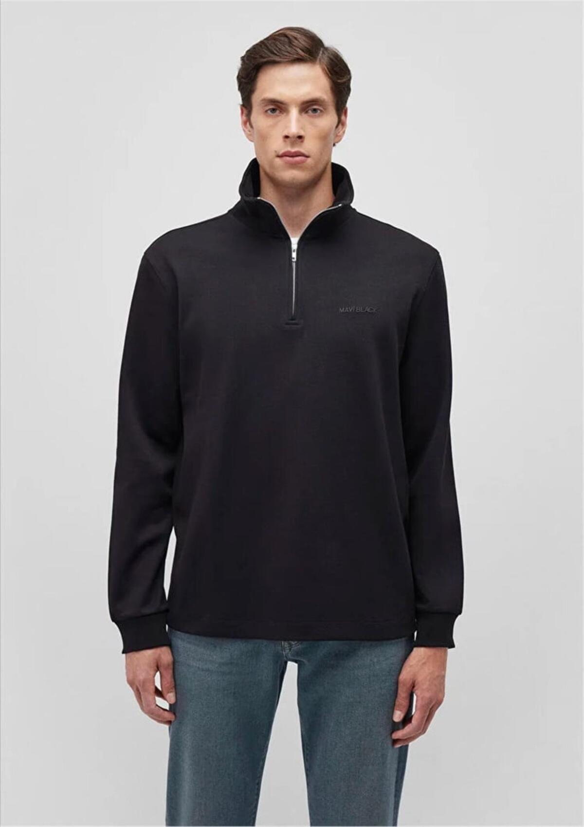 Mavi Sweatshirt M0S10252-900 Siyah