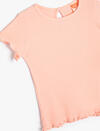 Koton Tişört Kız Bebek 4SMG10046AK Pembe