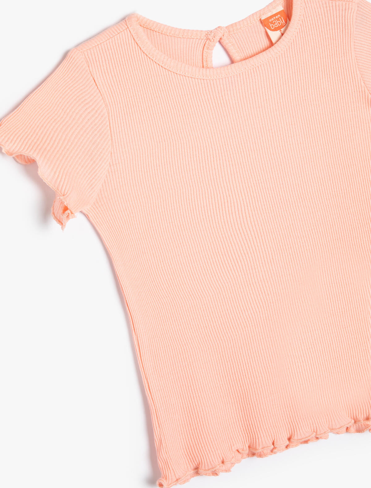 Koton Tişört Kız Bebek 4SMG10046AK Pembe