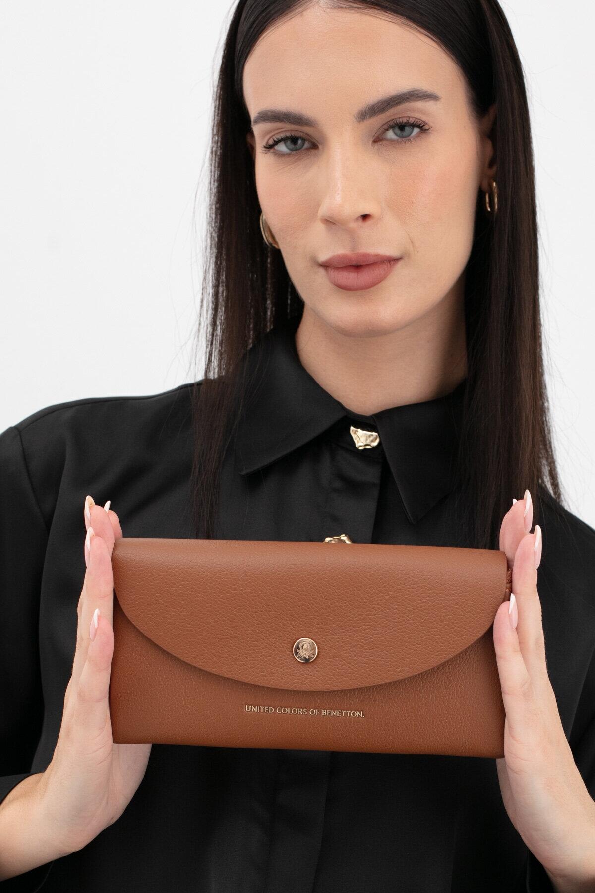 United Colors Of Benetton Kadın Cüzdan BNT_1633 Taba