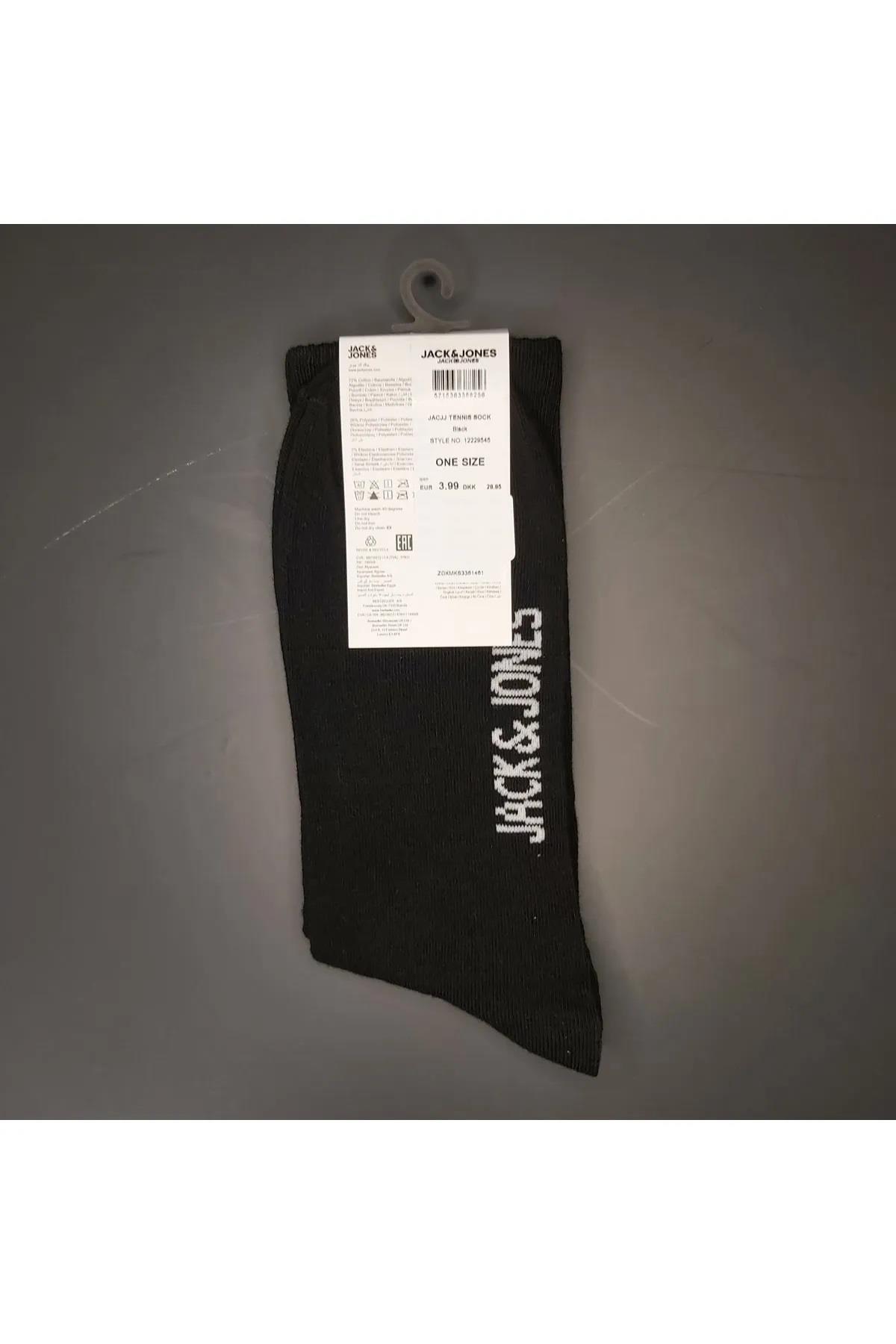 Jack&Jones Çorap 12229545 Siyah One Size