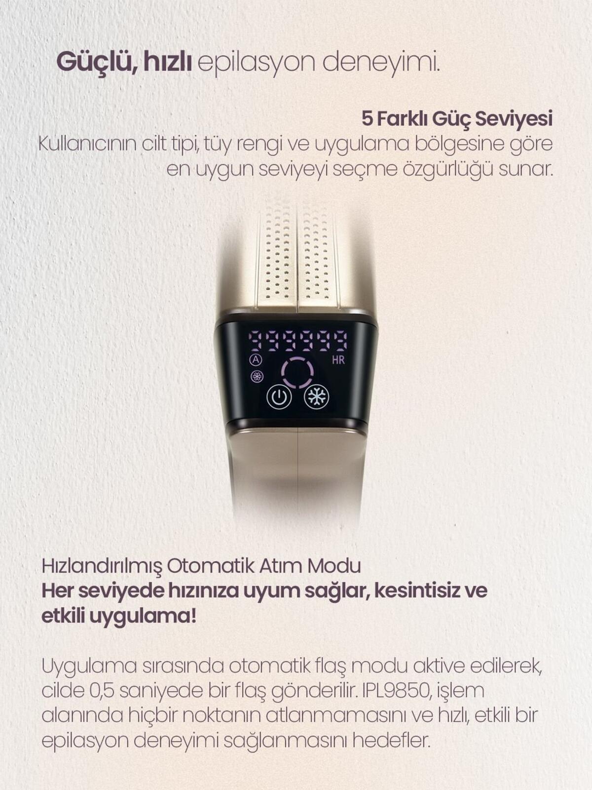 Relux Lazer Epilasyon Pure Care Ipl9850