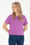 U.S Polo Tişört 1832186 G082GL011 Mor
